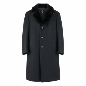 Classic Black Men's Pea Coat - Mr. Moneybags